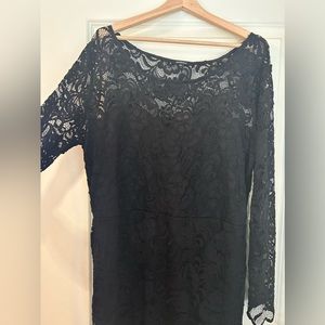 Black Lace Dress 3X